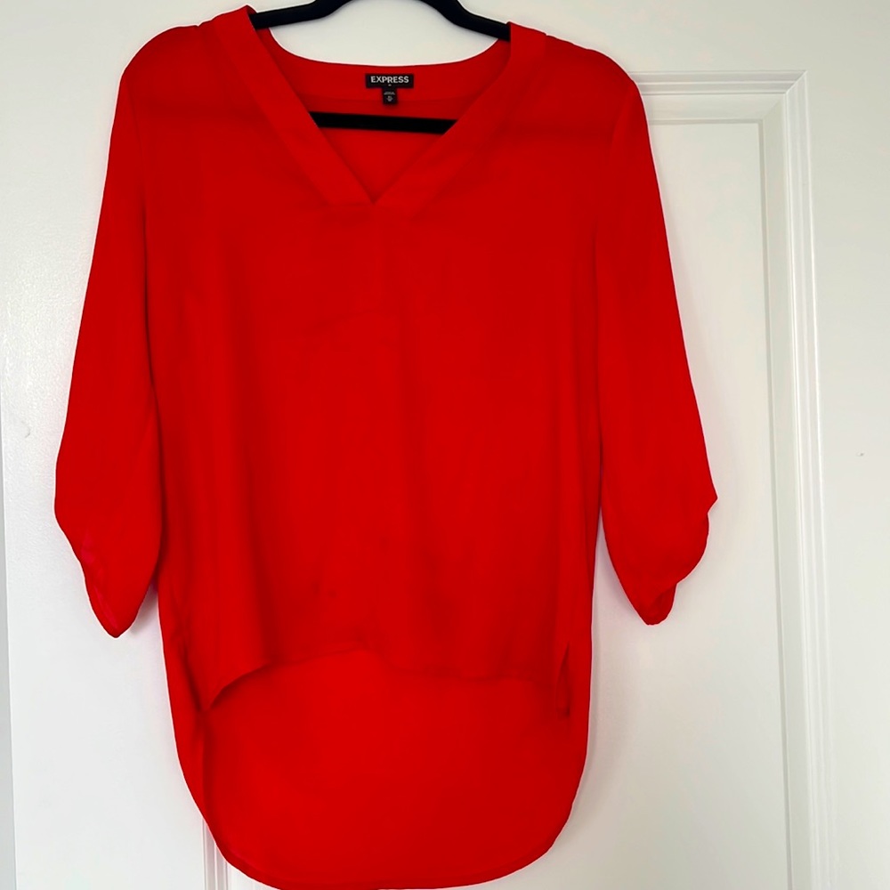Express Red Blouse